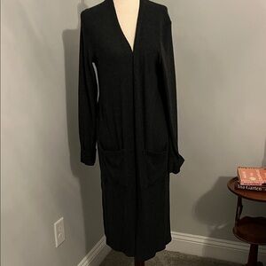 Michael Stars Grey Long Cardigan Sweater